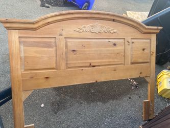Solid oak queen, headboard