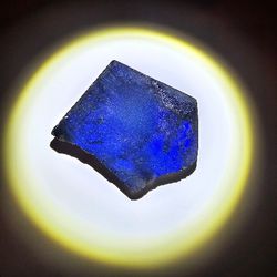 1pc Amazing Blue Flash Labradorite 2.75"  One-Face Polished Slab from Madagascar