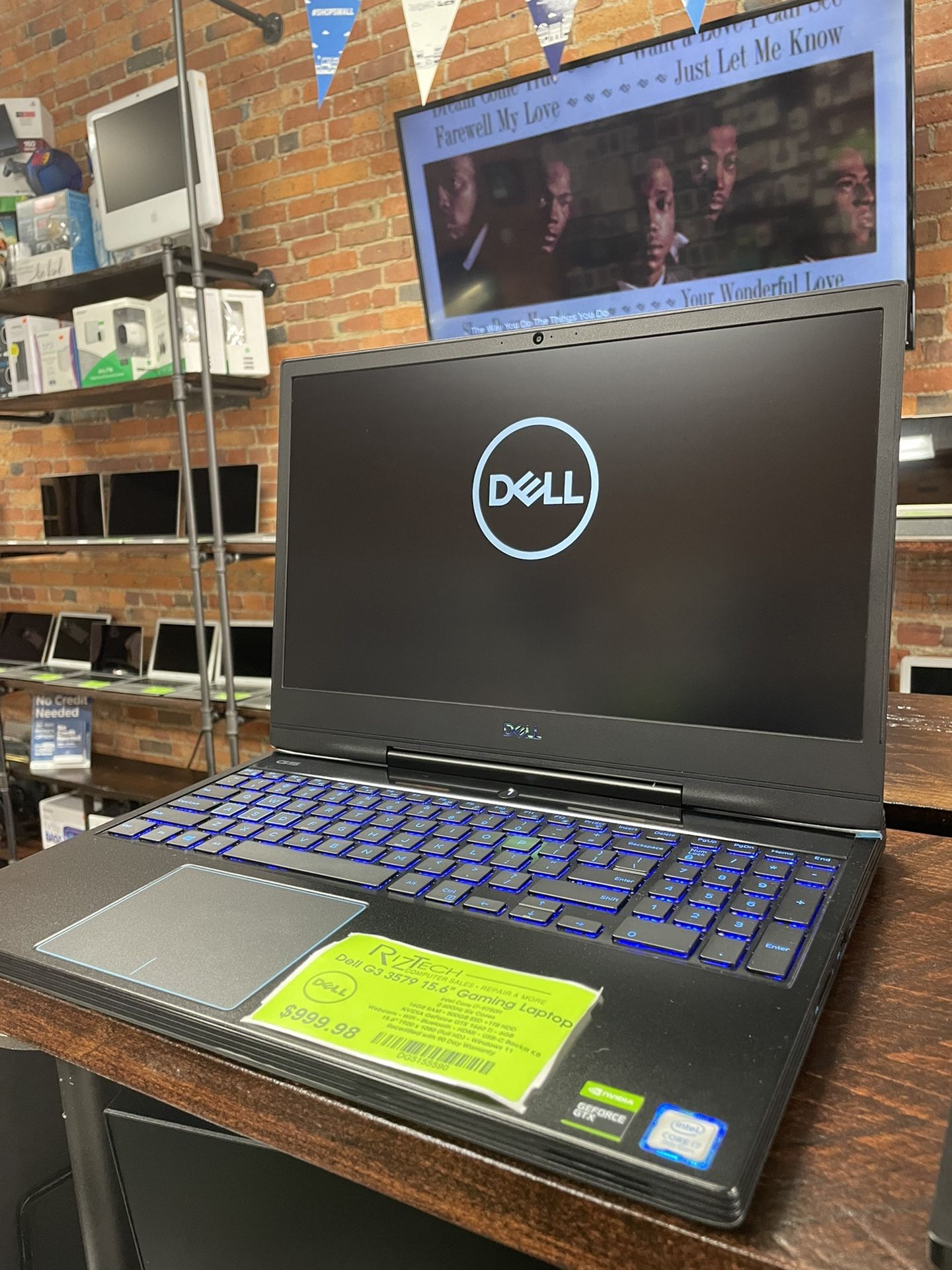Dell G3 3579 Gaming Laptop i7 2.60GHz Six Core 16GB RAM 500GB SSD 1TB HDD 6GB GPU W11 15.6” FHD