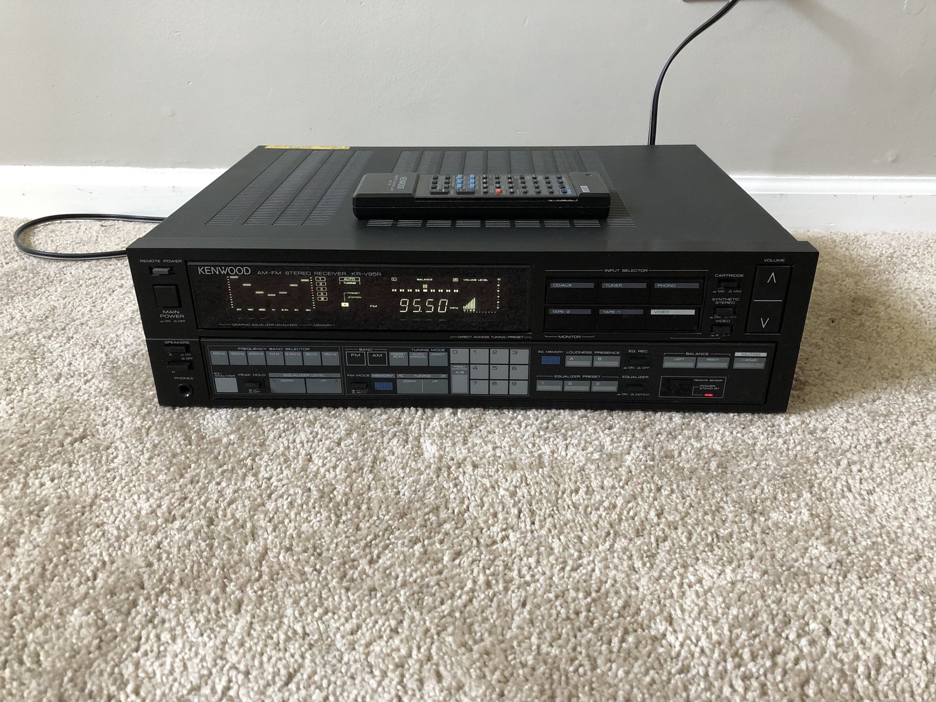 Kenwood KR-V95R 2 Channel Home Stereo Receiver