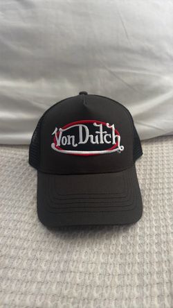Von Dutch Black Trucker Hat