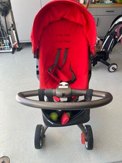 Stokke Xplory Stroller System – Red – Excellent Pre-Owned Condition