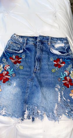 Zara flower skirt
