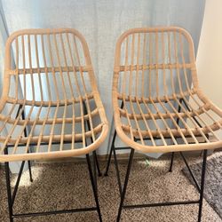 Bamboo Steel Chair 