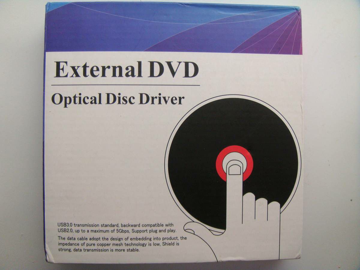 External DVD Optical Disc Driver

