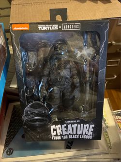NECA Teenage Mutant Ninja Turtles Leonardo Creature From The Black Lagoon NEW
