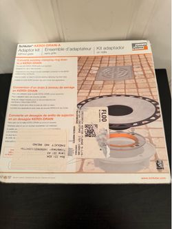 Schluter Kerdi Adaptor Kit Without Grate NEW