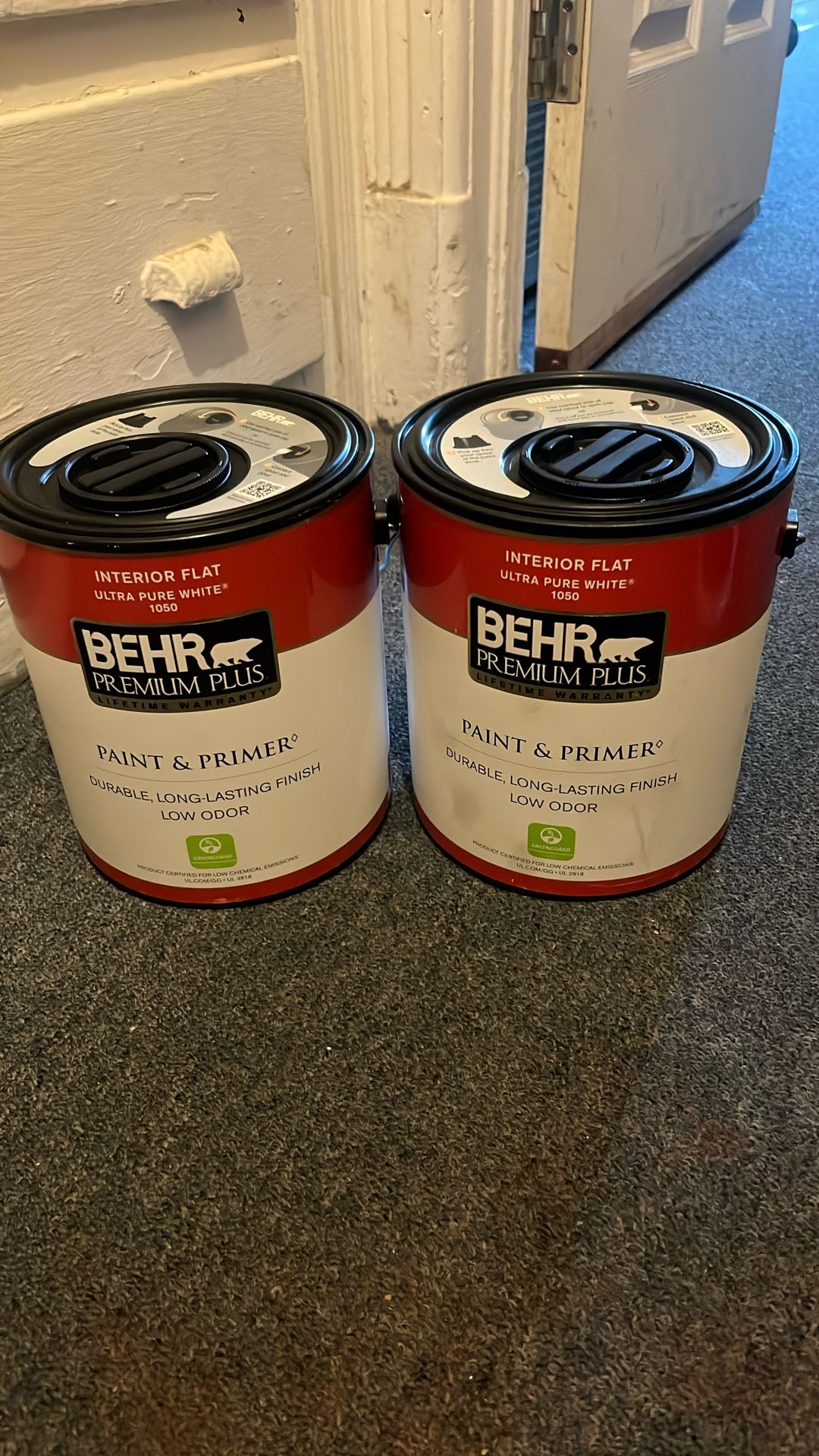 white paint an primer  