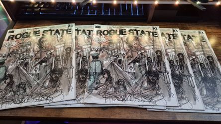 Rogue State #3 Comic Bundle – 7 Copies – Chuck D Variant Covers – Black Mask Studios