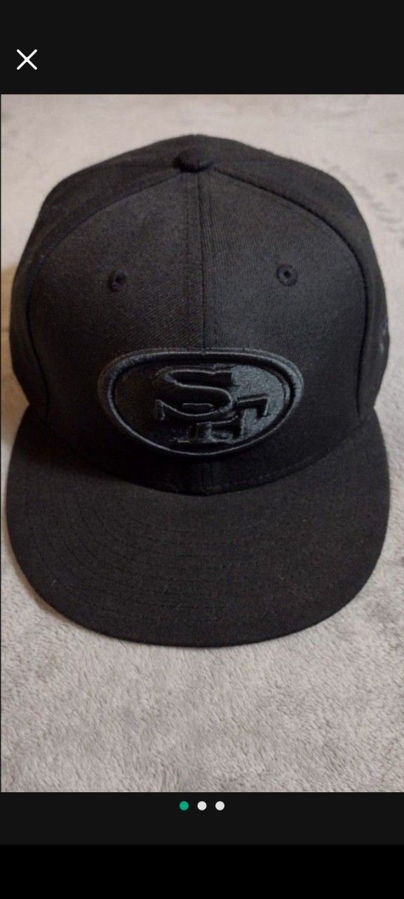 🔥ONLY $25!! NEW NEVER WORN NEW ERA 5950 SF 49RS BLACKOUT HAT-OSFA