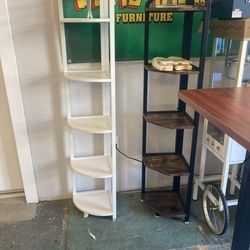 New Corner Shelf Bookcase Plant Stand 
