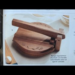 PRENSA DE MADERA PARA TORTILLAS PRINCESS HOUSE 🌷🌻🌷🌻