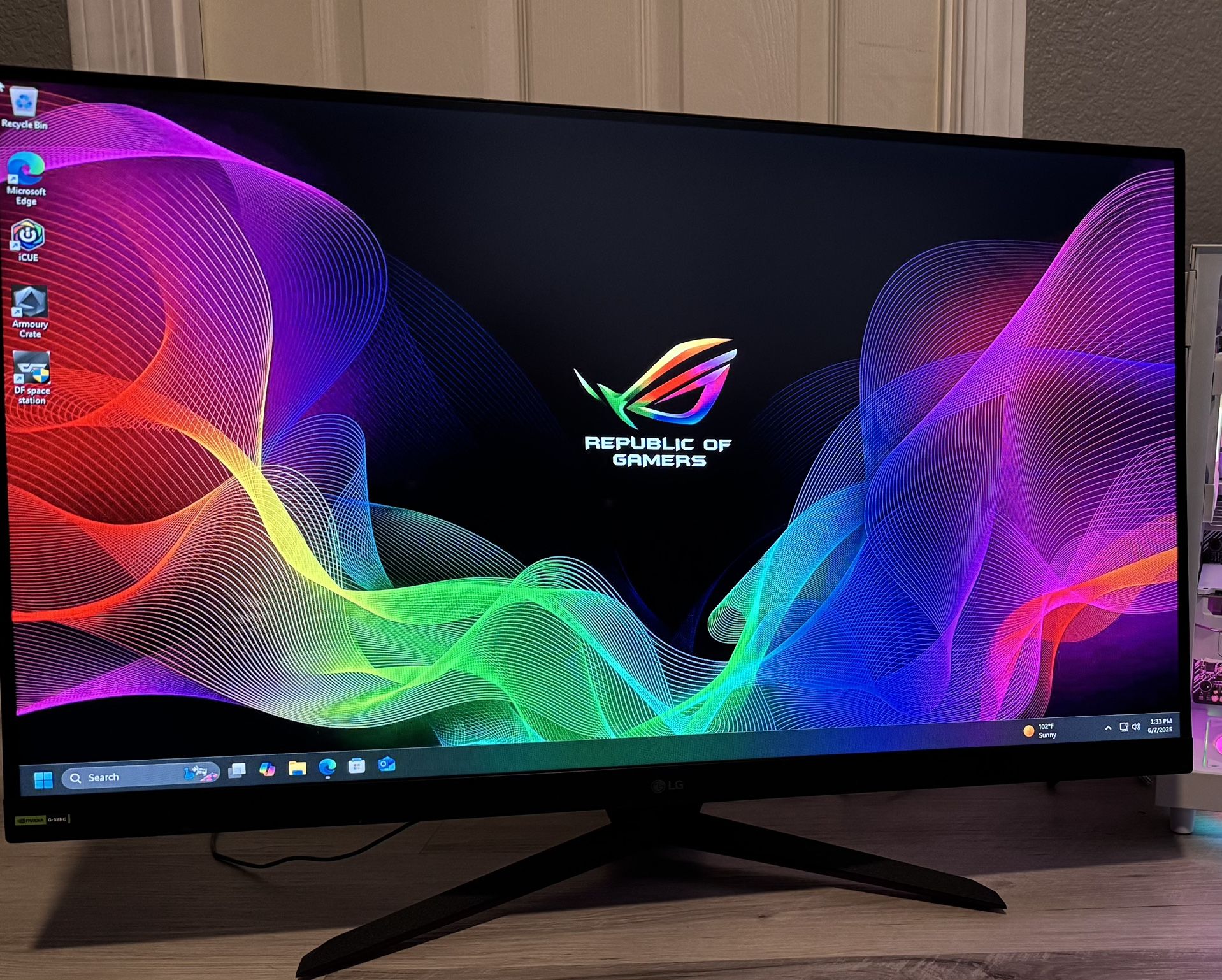 32in Gaming Monitor 165hz 1080p