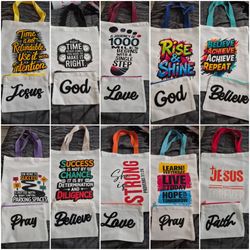 Tote carry bags , with smaller matching one