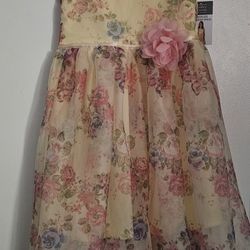 Girl Yellow flower dress