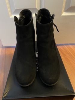 Michael black booties size 10