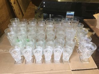38 piece vintage glassware Set