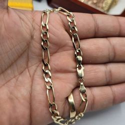 Solid 14kt Gold Figuro Bracelet Esclava Figuro De Oro 14kt Solido