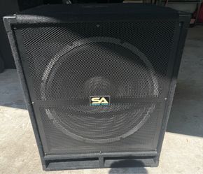 Seismic Audio subwoofer