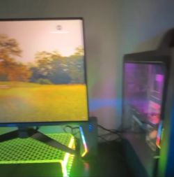 Gaming PC Desktop Tower with RGB Lighting