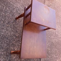 Mid Century Style Solid Wood End Table 