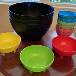 Set Of Bowls For Tortilla Chips And Salsa