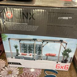 LINX Wild Hog PentaFit Black Steel Extension Bracket Pergola For 6x6