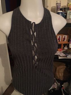 Grey bodysuit blouse