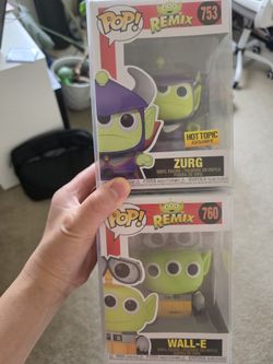 Toy Story Alien Remix Funko Pop!! Zurg And Wall-e Disney
