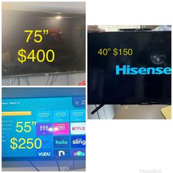 Smart TVs  (Prices Below)
