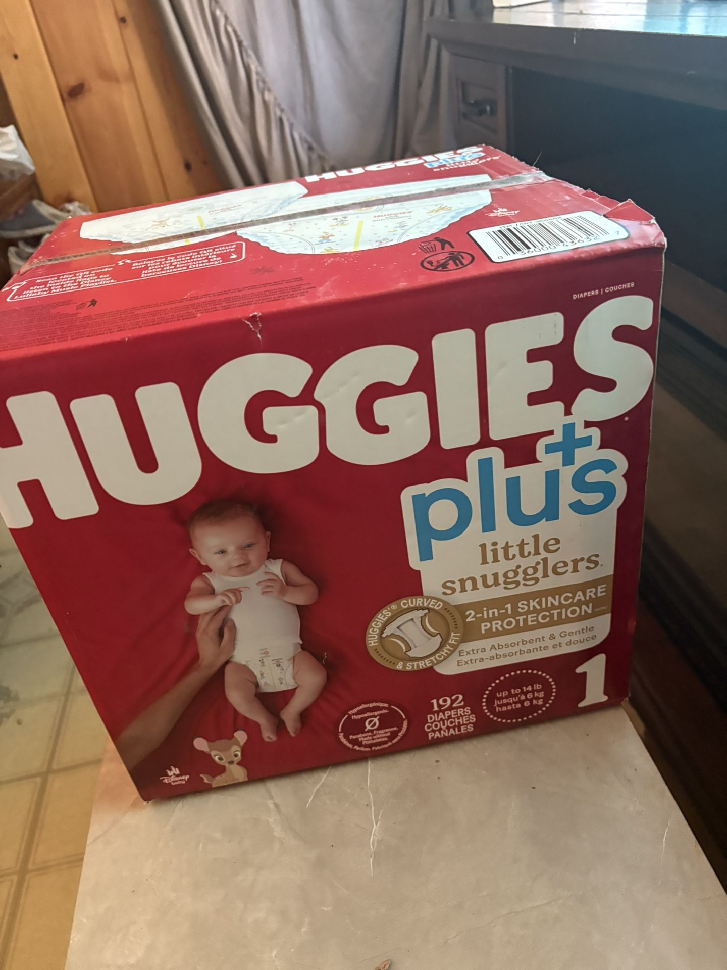 192 Huggies Size 1
