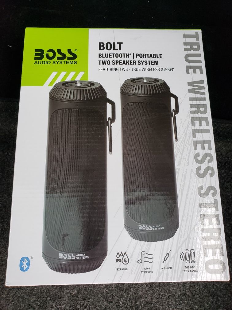 Boss Audio Boss Audio Black Bluetooth Speakers 1 Pair