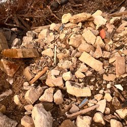 Natural Stones, Boulders and some bricks 