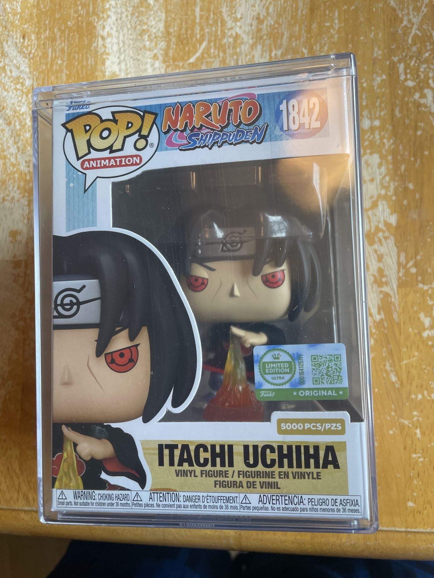 Funko Pop! Itachi Uchiha Fireball Jutsu Naruto #1842 LE 5000 With Protector