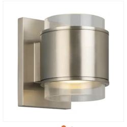 Upton Brushed Nickel LED Sconce New in Box