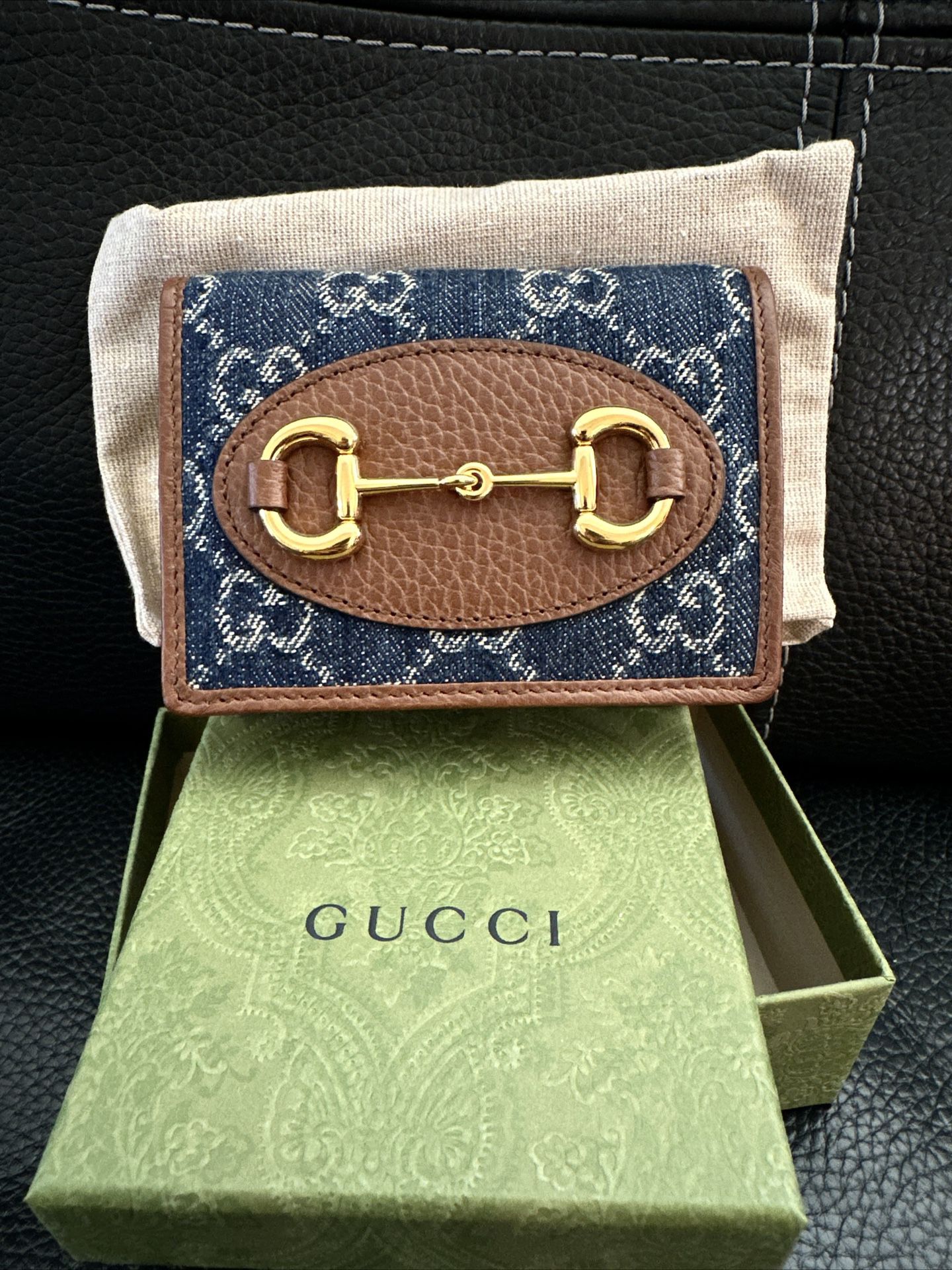 Gucci Denim Wallet 