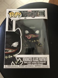 Funko pop marvel venomized black panther