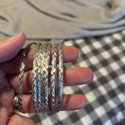 Sterling Silver 7day Bangles READ POST 