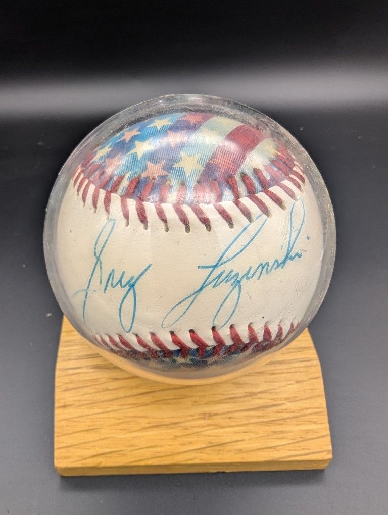 Greg Luzinski Autographed Holographic Baseball