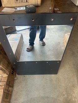 Brand New Black Framed Rectangular Wall Mirror – 24" x 36"