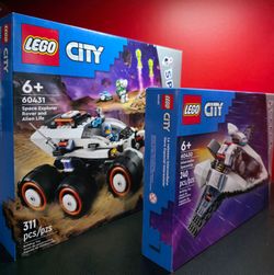 LEGO City Space Sets 60430 & 60431 – NEW SEALED 🚀
