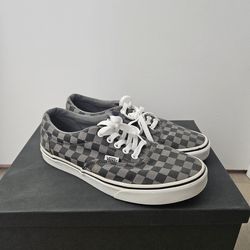 Vans Era Grey Checkerboard Men's 8.5