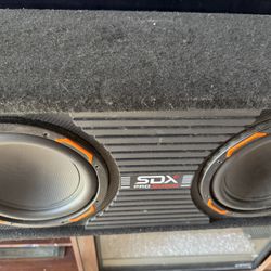 10 Inch Subs Build In Amp 1000 Watts 