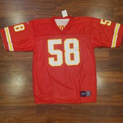 Derrick Thomas #58 Kansas City Chiefs Reebok Reversible Football Jersey Size 48