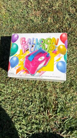 Balloon pump $10.00