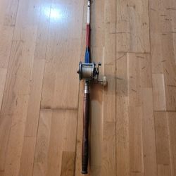 Vintage Fishing Pole And Reel 