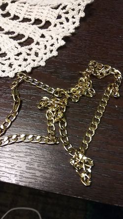 Gold plated chain
