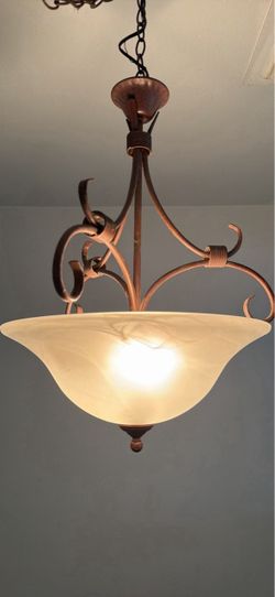 Working chandelier