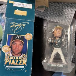 2007 Mike Piazza Bobblehead SGA NEW Oakland A's