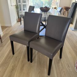 4 Crate and Barrel Dining Chairs
